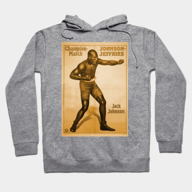 Jack Johnson vs Jim Jeffries- Legendary Heavyweight Champion of the World Hoodie by IceTees